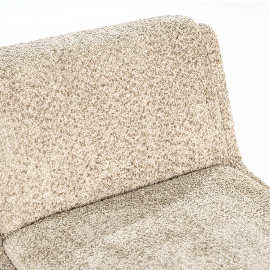 Fauteuil Omla taupe stof