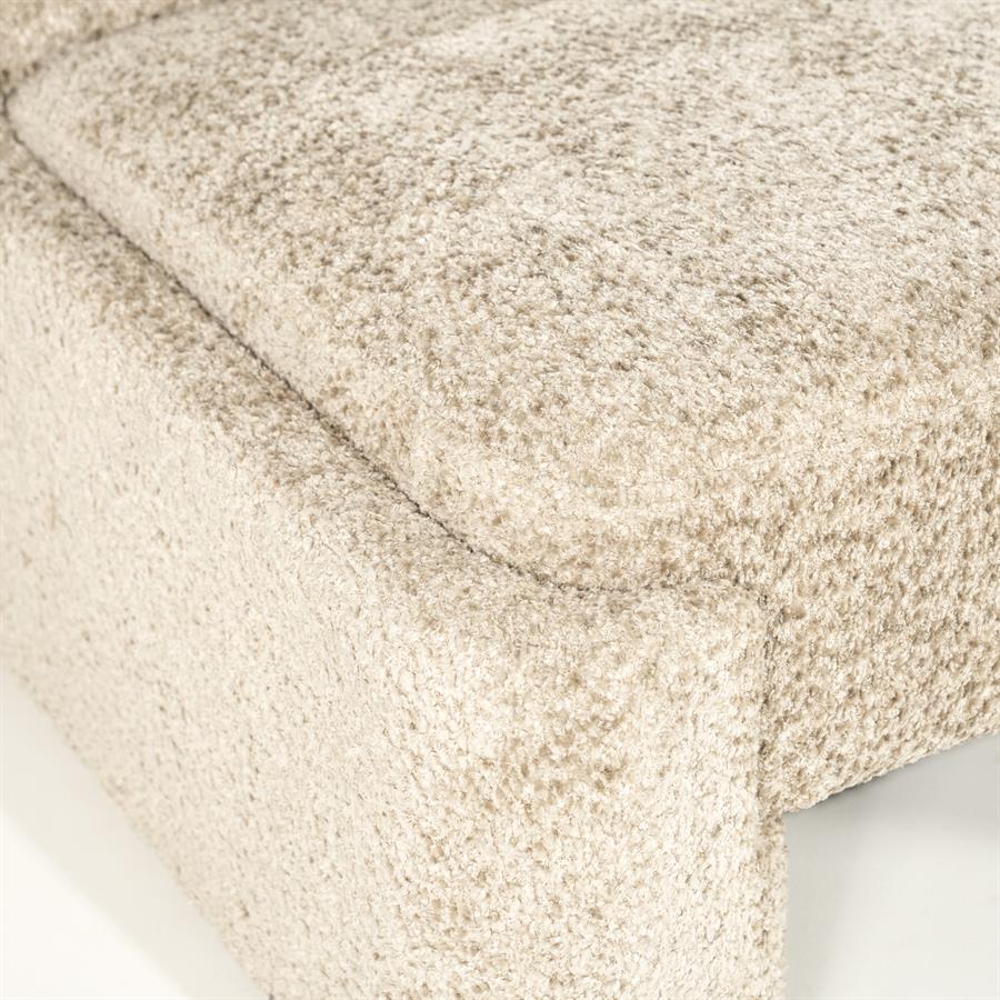 Fauteuil Omla taupe stof