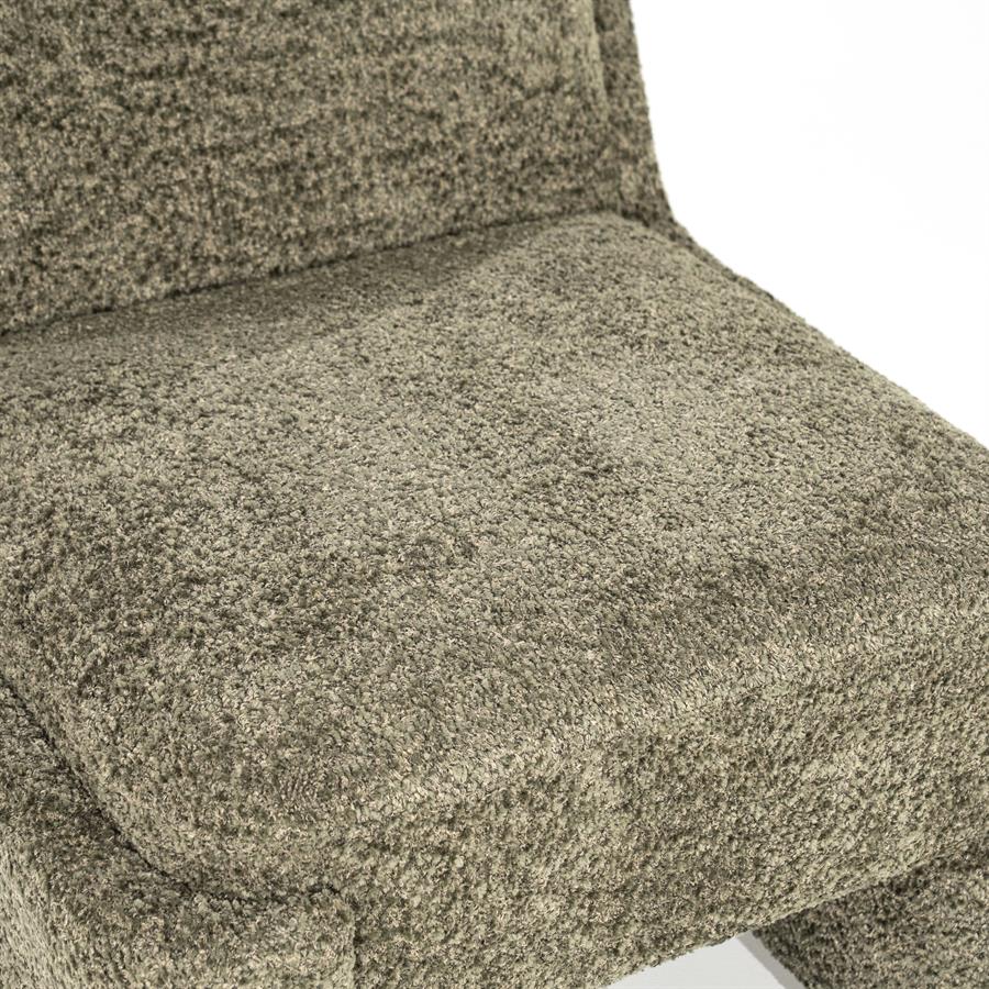 Fauteuil Omla groen stof