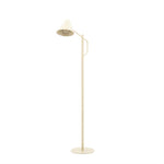 Vloerlamp Capa | Beige Metaal