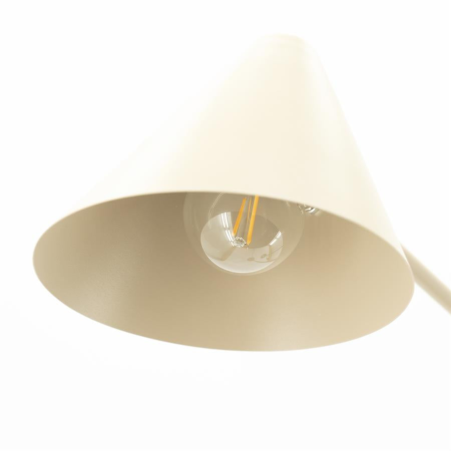 Vloerlamp Capa | Beige Metaal