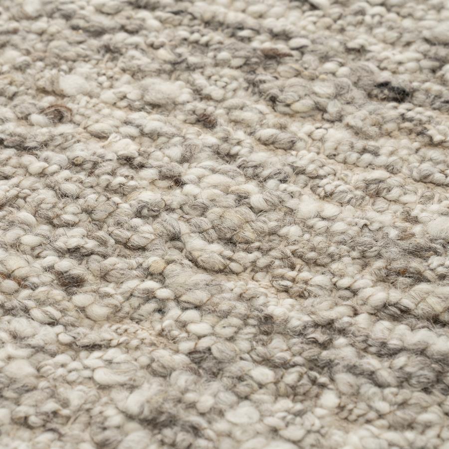 Vloerkleed Kalme | Bruin Katoen & wol — Detail