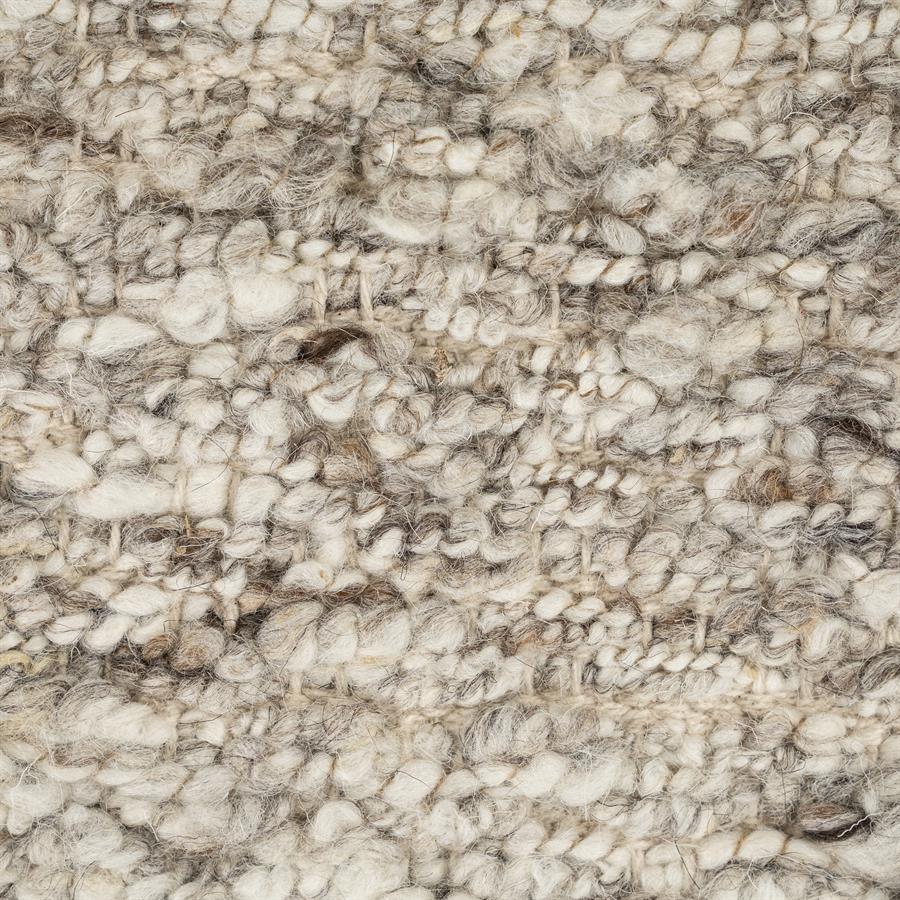 Vloerkleed Kalme | Bruin Katoen & wol — Detail
