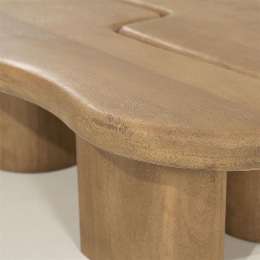 Salontafel Yuo naturel mangohout