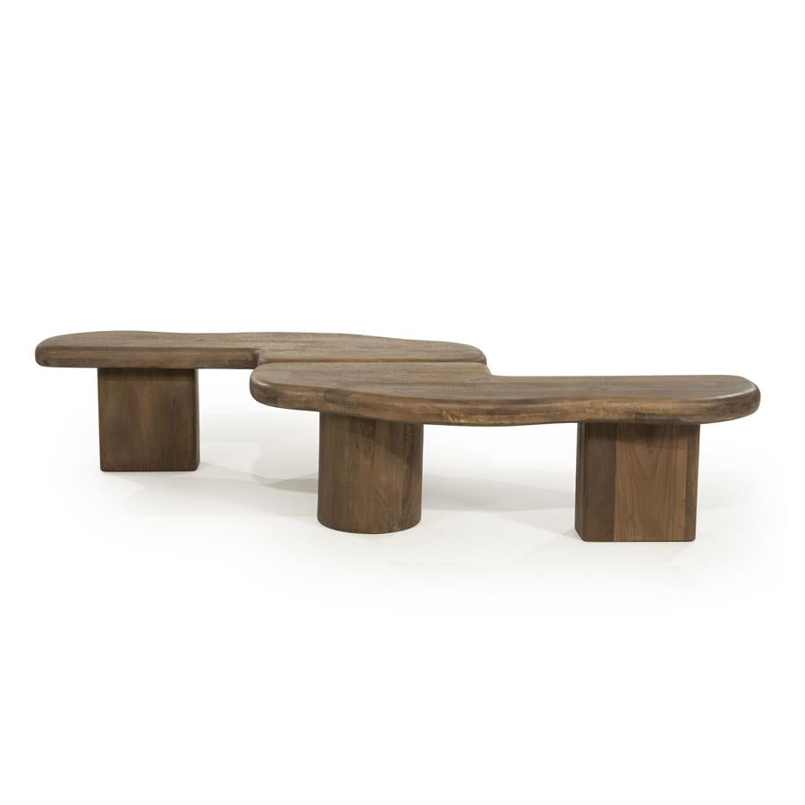 Salontafel Yuo bruin mangohout