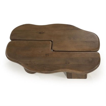 Salontafel Yuo bruin mangohout