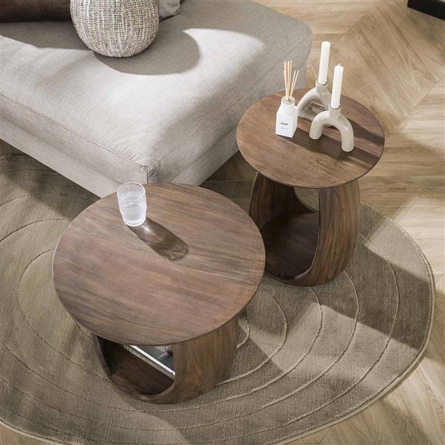 Bijzettafel Luno | Acaciahout