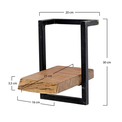 Wandplank Edge 20  | Massief Acacia Naturel