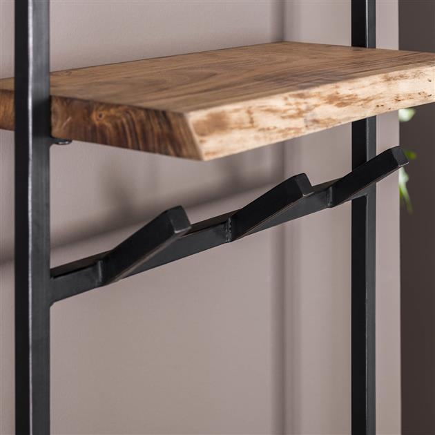 Kapstok Air Solid Hoog | Massief acacia naturel