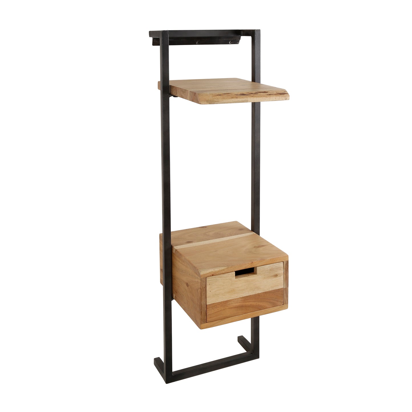 Nachtkastje Air Solid | Naturel Acaciahout