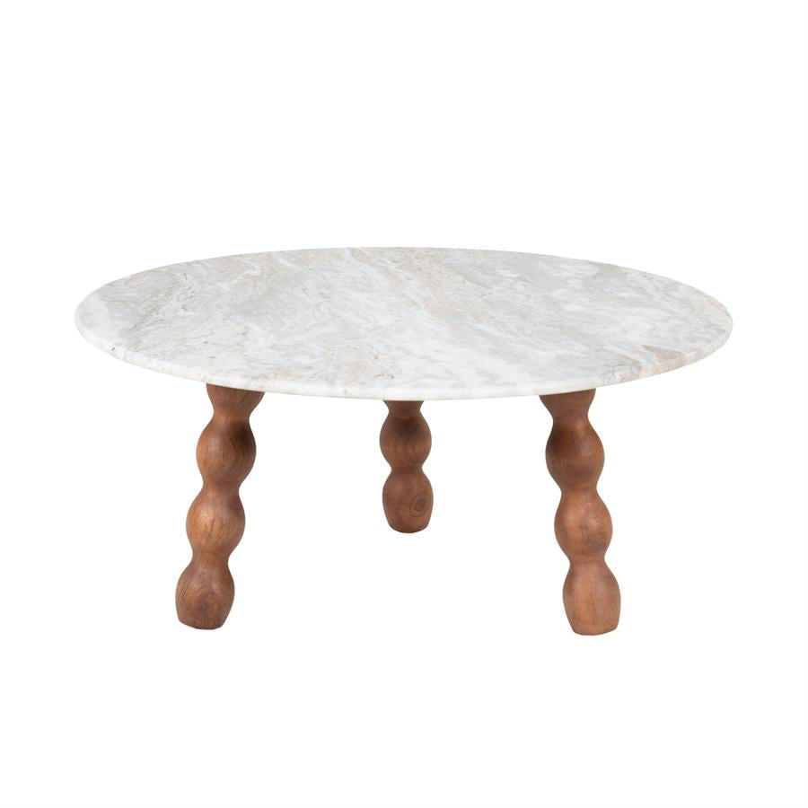 Salontafel Nelo bruin mangohout groot