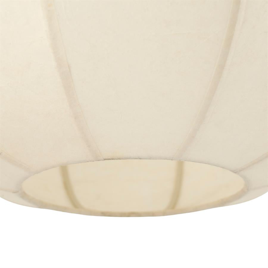 Hanglamp Oto 1 wit papier, detail van het materiaal
