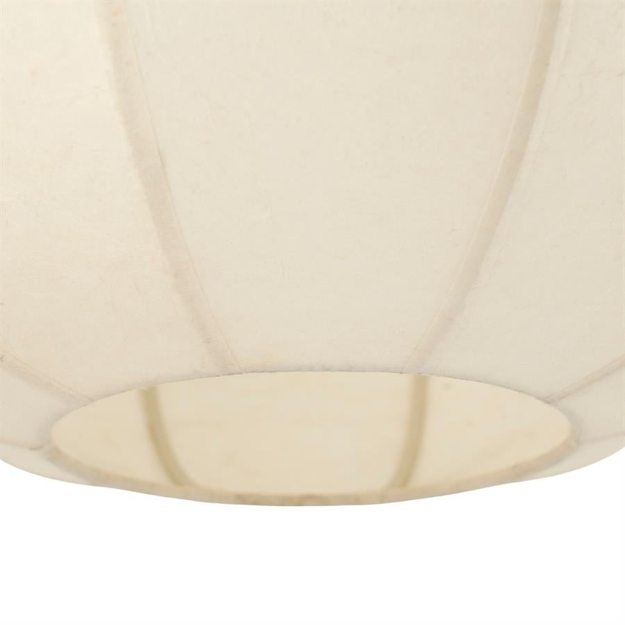 Hanglamp Oto 2 wit papier, detail van het materiaal