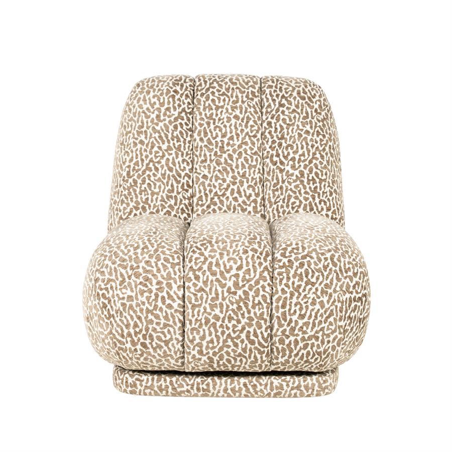Fauteuil Catwalk | Panterprint | Bruin