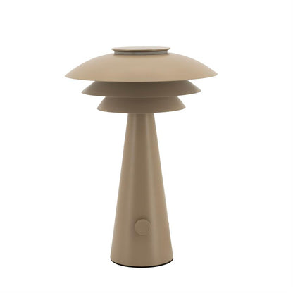 Tafellamp Tier | Taupe Metaal