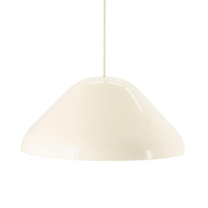 Hanglamp Puro beige ijzer klein, vooraanzicht op witte achtergrond