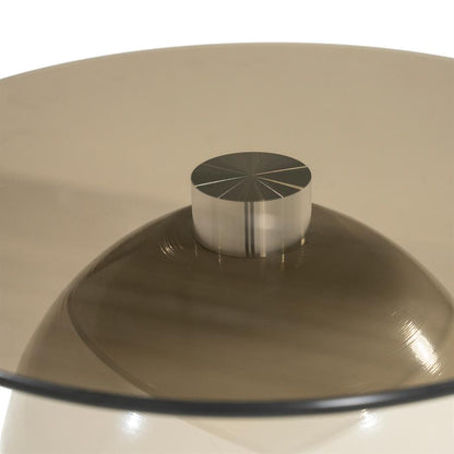 Bijzettafel Irona beige ijzer, detail van het materiaal