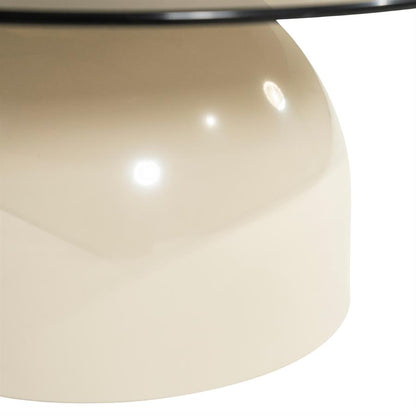 Salontafel Irona beige ijzer klein, detail van het materiaal