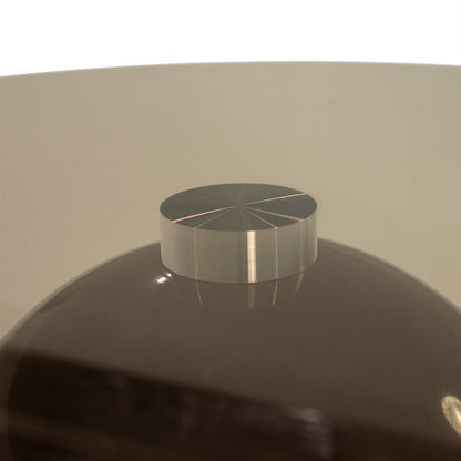 Salontafel Irona bruin ijzer groot, detail van het materiaal