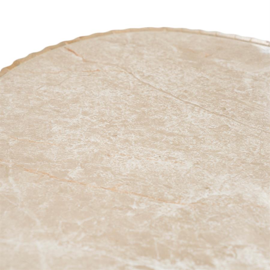 Salontafel Nice naturel teakhout, detail van het materiaal