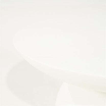 Salontafel Canto beige metaal klein, detail van het materiaal
