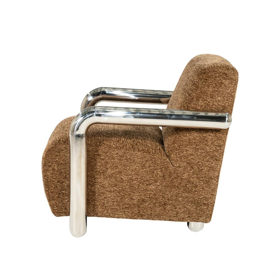 Fauteuil Chromette | Bruin