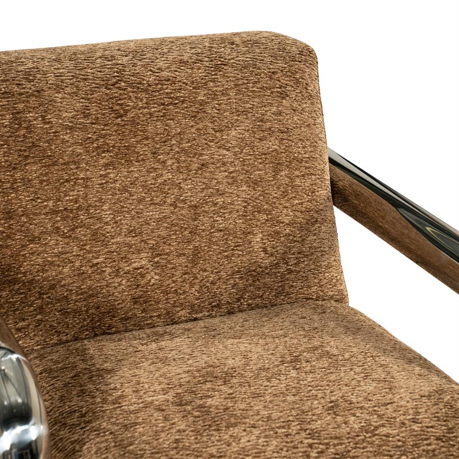 Fauteuil Chromette | Bruin