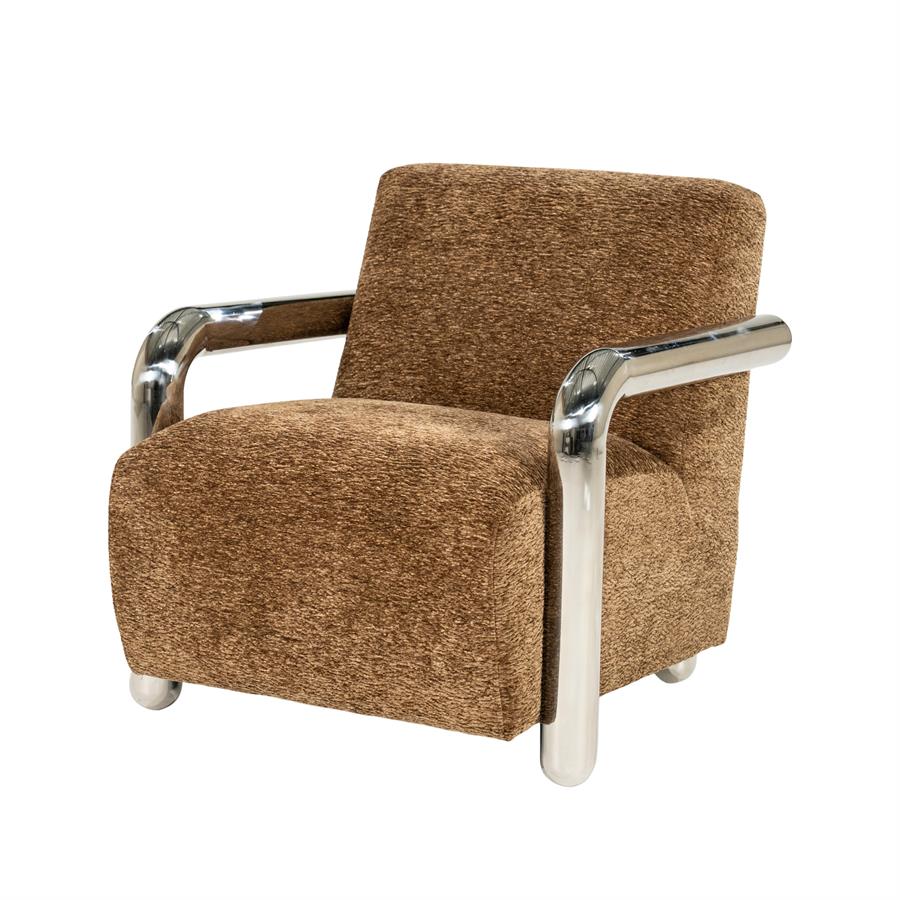 Fauteuil Chromette | Bruin