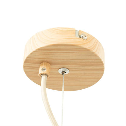 Hanglamp Aterlier naturel metaal klein, detail van het materiaal