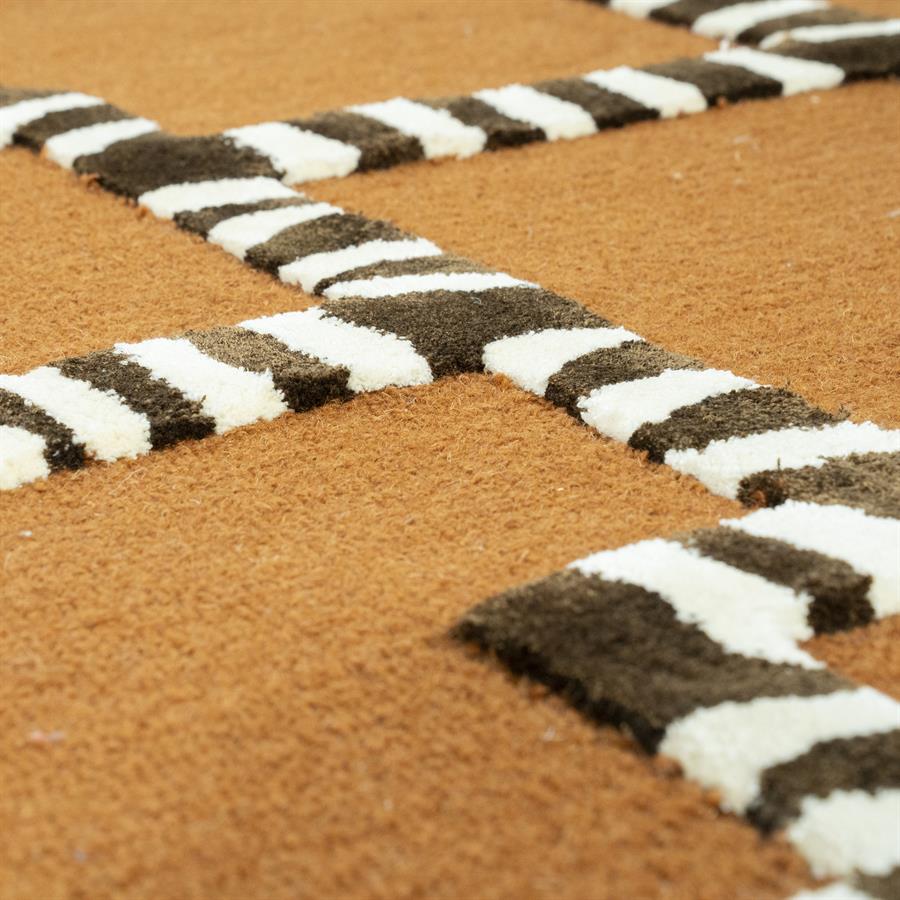 Vloerkleed StripeScape | Wol & Viscose