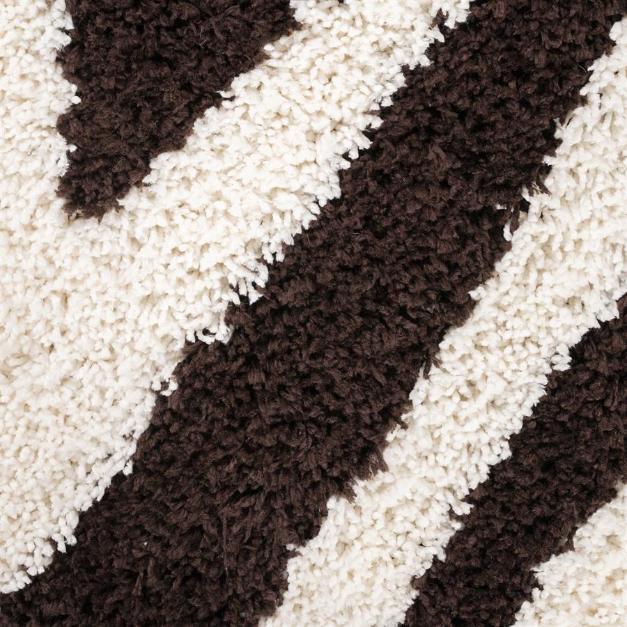 Vloerkleed Marty | Bruin Polyester & katoen — Detail
