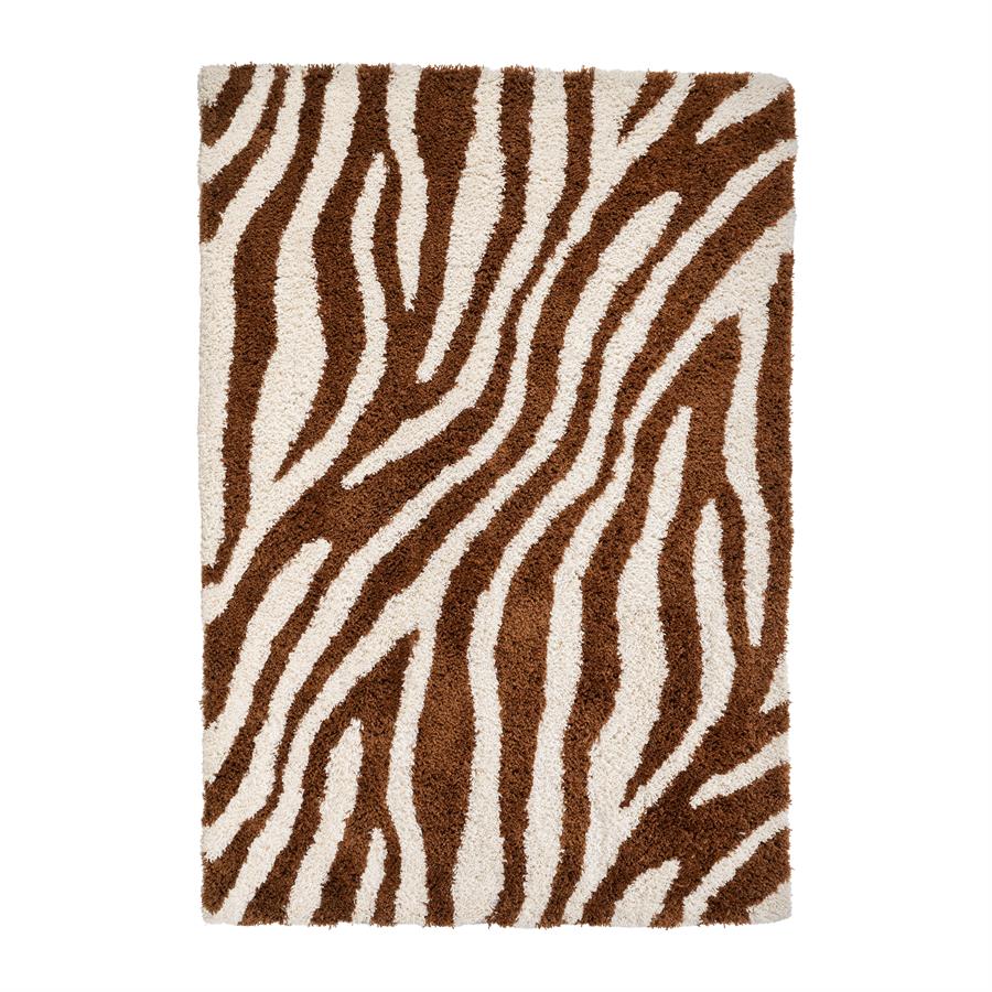Vloerkleed Marty | Caramel Polyester & katoen — Vooraanzicht - witfoto
