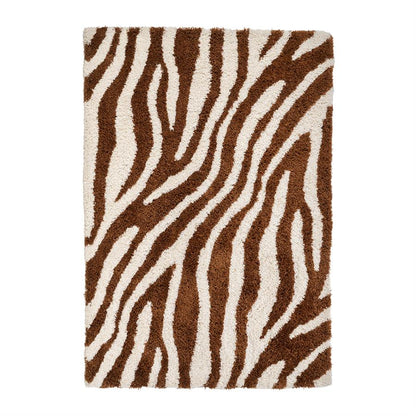 Vloerkleed Marty | Caramel Polyester & katoen — Vooraanzicht - witfoto