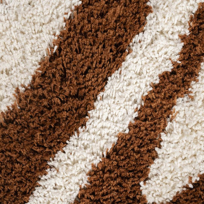 Vloerkleed Marty | Caramel Polyester & katoen — Detail