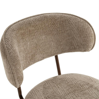 Eetkamerstoel Timberline taupe stof