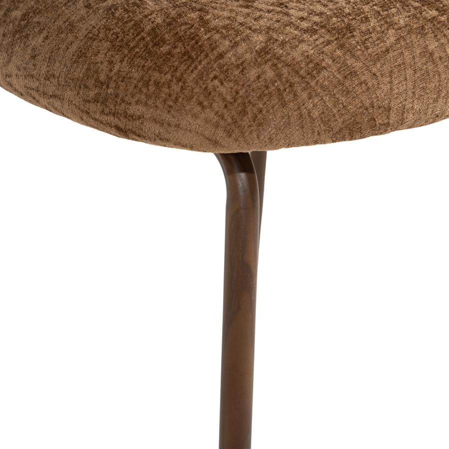 Eetkamerstoel Timberline bruin stof