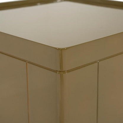 Salontafel Glyde groen mdf, detail van het materiaal