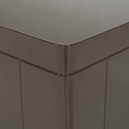 Salontafel Glyde bruin mdf, detail van het materiaal