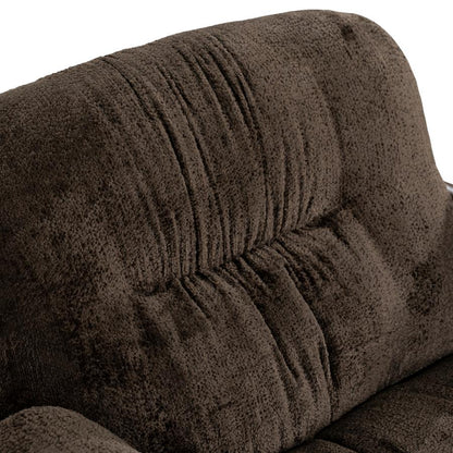 Fauteuil Cozara bruin stof