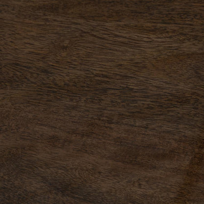 Salontafel Glossia bruin mangohout, detail van het materiaal