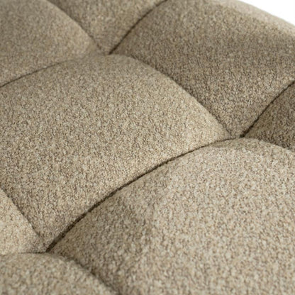 Fauteuil Knox taupe stof