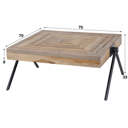 Salontafel Teca Balance | 70 cm | Naturel Teakhout