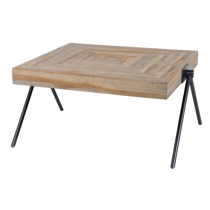 Salontafel Teca Balance | 80cm | Naturel Teakhout