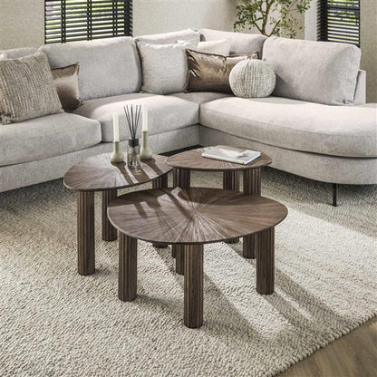 Salontafelset Maya | Bruin Teakhout