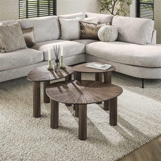 Salontafelset Maya | Bruin Teakhout