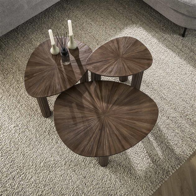 Salontafelset Maya | Bruin Teakhout