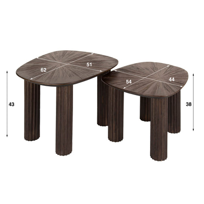 Salontafel Maya | Bruin Hout