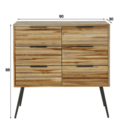 Ladekast Teca Strip | 6 Lades