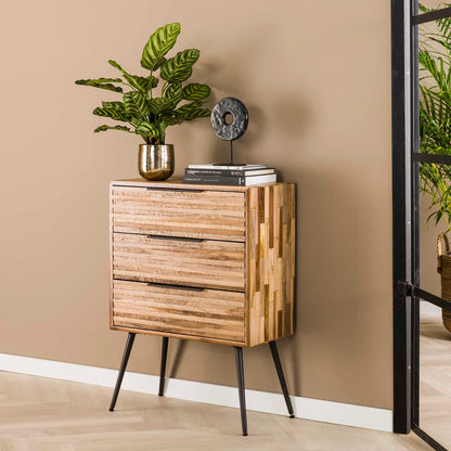 Ladekast Teca Strip | 3 Lades