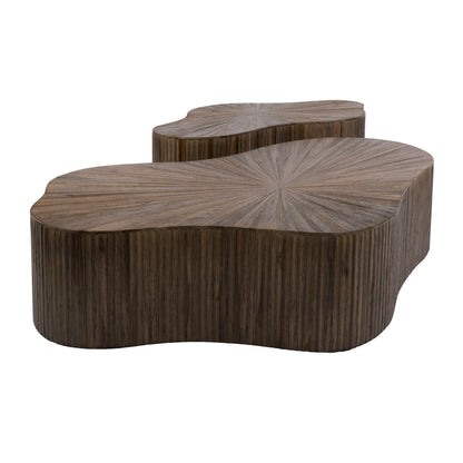 Salontafel Maya | Set van 2 | Massief Teak Espresso